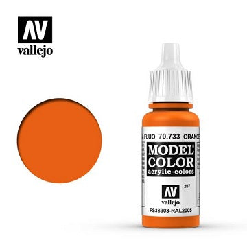Vallejo Model Color 17ml Fluorescent Orange