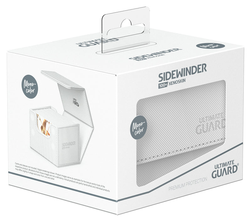 Ultimate Guard Deck Box Sidewinder 100+ White Monocolour