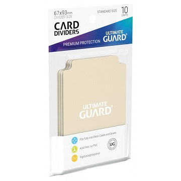 Ultimate Guard Card Dividers - Sand