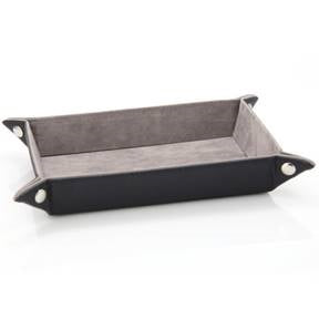 Die Hard Dice Folding Rectangle Tray W/gray Velvet