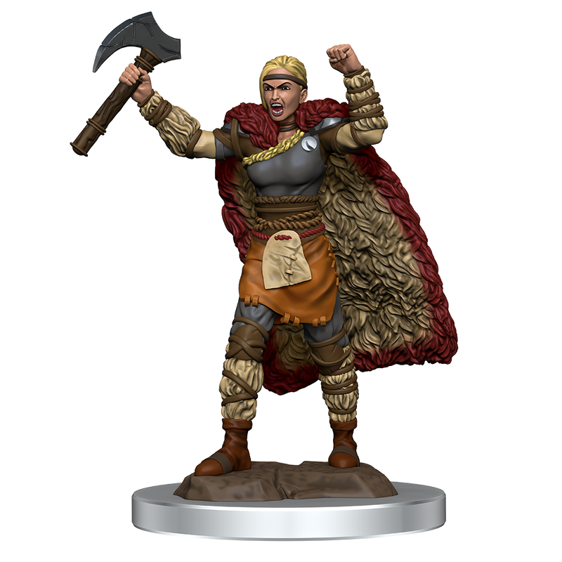 Wizkids D&D Miniature 93052 Human Female Barbarian