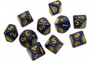 Chessex 10d10 Speckled Golden Cobalt