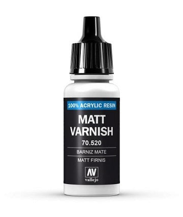Vallejo: Auxiliary Permanent Matt Varnish (17ML)