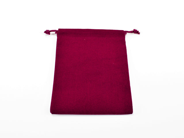 Chessex Suedecloth Dice Bag - Small Burgundy