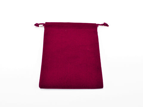 Chessex Suedecloth Dice Bag - Small Burgundy