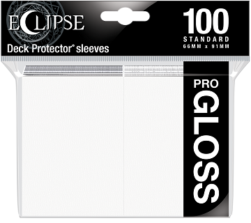 Card Sleeves UP Eclipse - Arctic White Gloss (100ct)