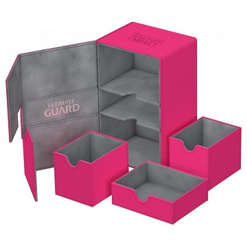 Ultimate Guard Card Box Twin Flip N Tray 160+ Pink