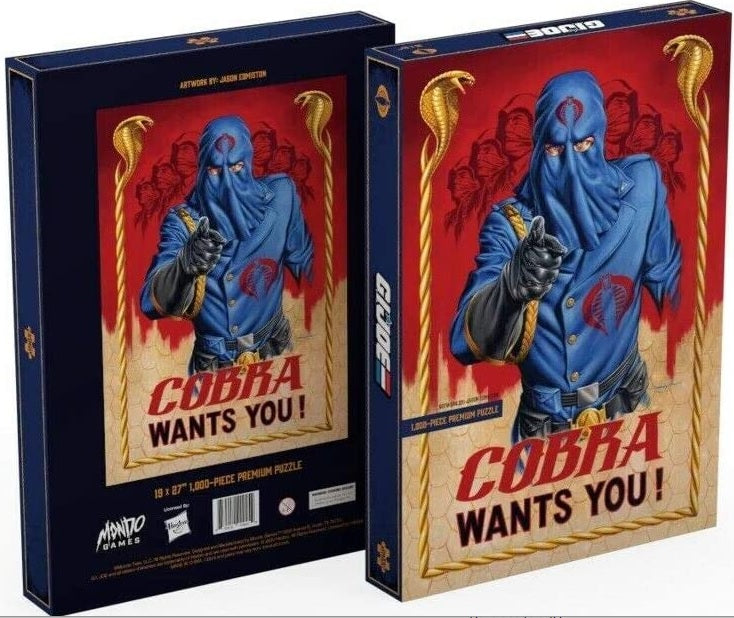 Puzzle 1000 Piece G.I. Joe Cobra Wants You!