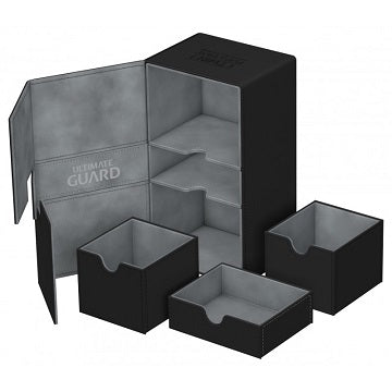 Ultimate Guard Deck Box Twin Flip N Tray 200+ Black