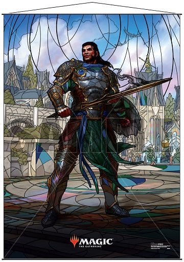 UP Wall Scroll Mtg Stained Glass Gideon