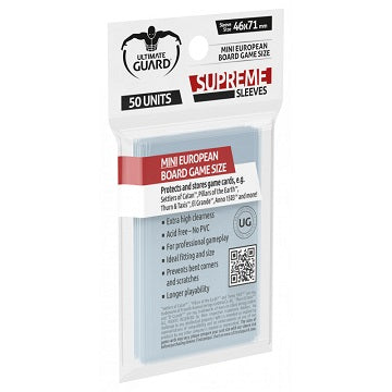 Ultimate Guard Sleeves: Supreme Mini European (50)
