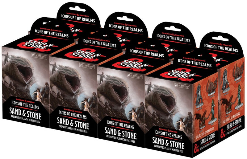 Wizkids D&D Minis Icons of the Realms 26: Sand and Stone Booster Brick