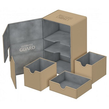 Ultimate Guard Card Box Twin Flip N Tray 160+ Sand