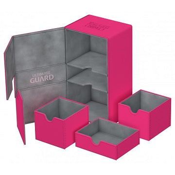 Ugd Deck Box Twin Flip N Tray 200+ Pink
