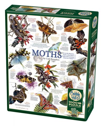 Cobble Hill Puzzle 1000 Piece Moth Collection
