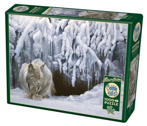 Cobble Hill Puzzle 1000 Piece Dozing Lynx