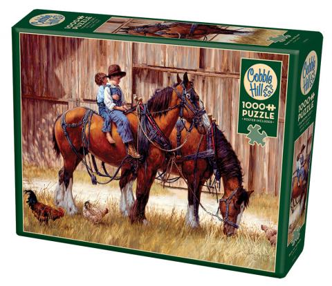 Cobble Hill Puzzle 1000 Piece Back to the Barn