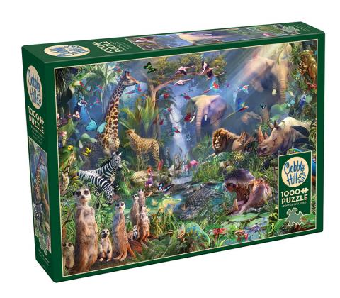 Cobble Hill Puzzle 1000 Piece Into The Jungle