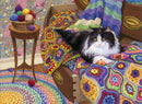 Cobble Hill Puzzle 1000 Piece Comfy Cat