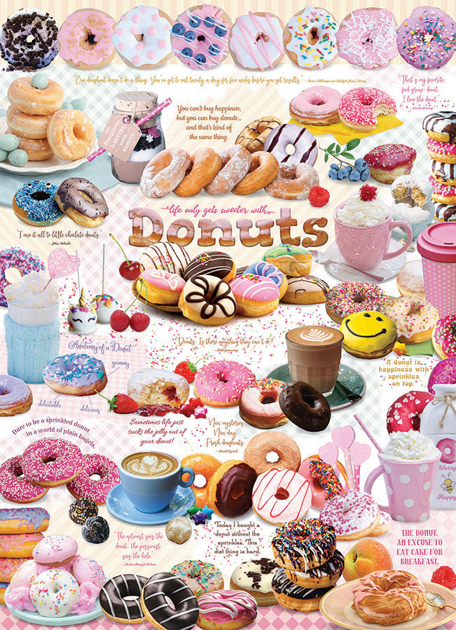 Cobble Hill Puzzle 1000 Piece Donut Time