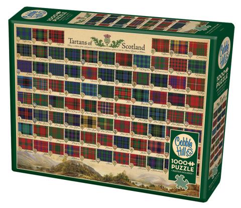 Cobble Hill Puzzle 1000 Piece Tartans of Scotland