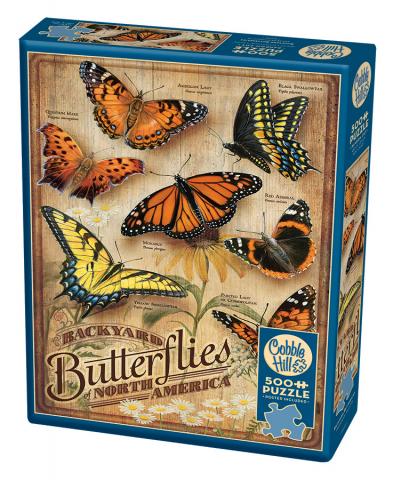 Cobble Hill Puzzle 500 Piece Backyard Butterflies