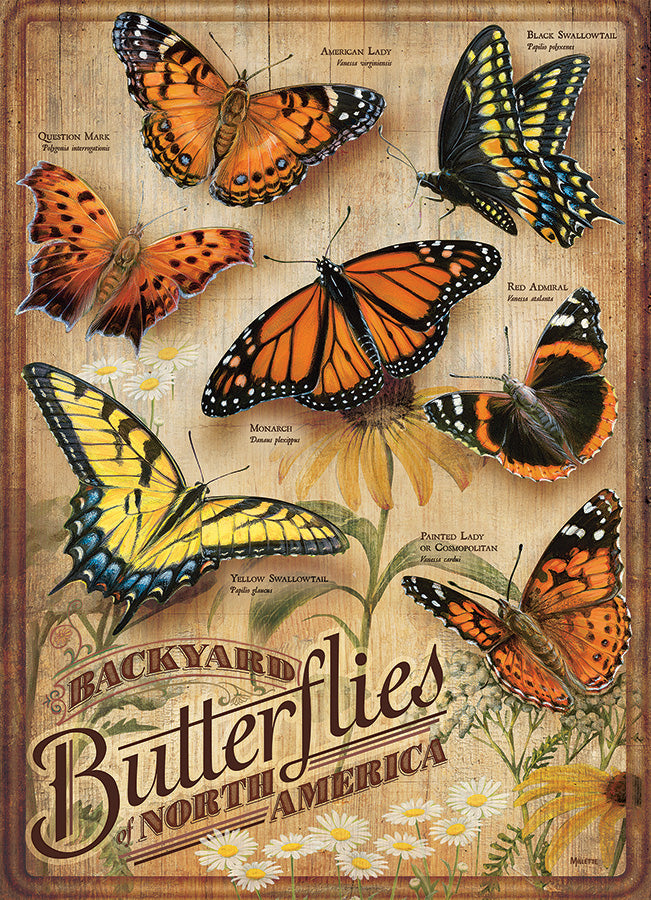 Cobble Hill Puzzle 500 Piece Backyard Butterflies