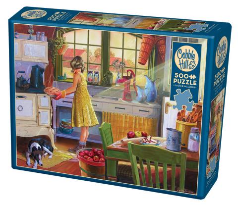 Cobble Hill Puzzle 500 Piece Apple Pie Kitchen
