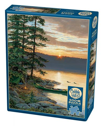 Cobble Hill Puzzle 500 Piece Canoe Lake