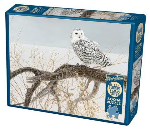 Cobble Hill Puzzle 500 Piece Fallen Willow Snowy Owl