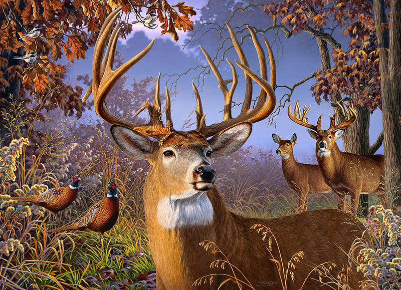Cobble Hill Puzzle 500 Piece Deer And Pheasant