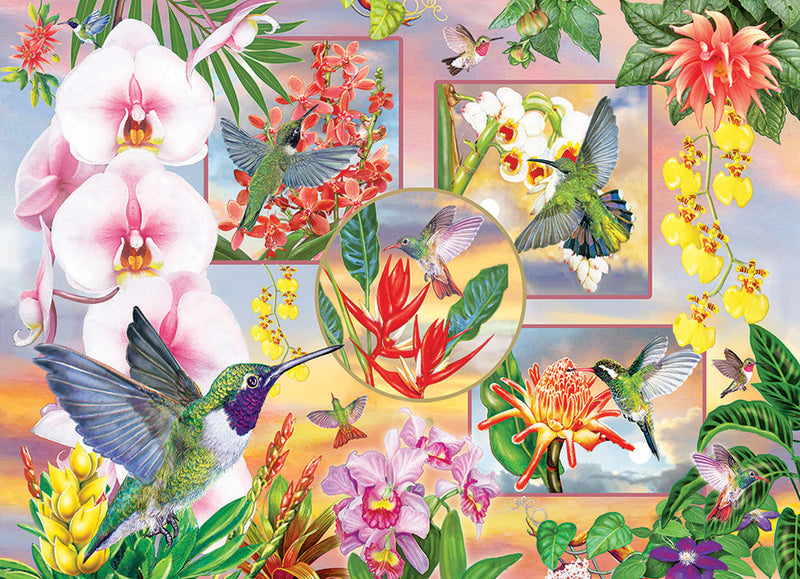 Cobble Hill Puzzle 500 Piece Hummingbird Magic
