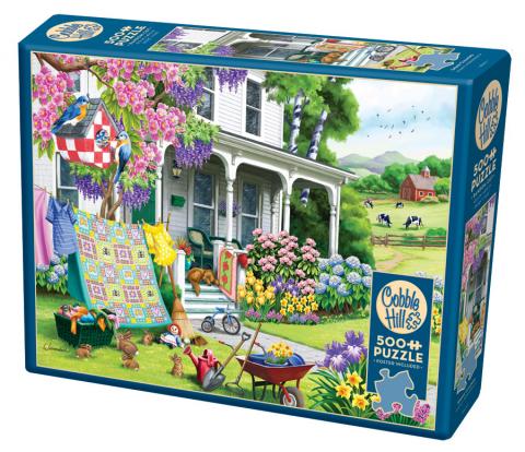 Cobble Hill Puzzle 500 Piece Spring Cleaning