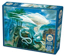 Cobble Hill Puzzle 500 Piece White Dragon