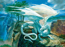 Cobble Hill Puzzle 500 Piece White Dragon