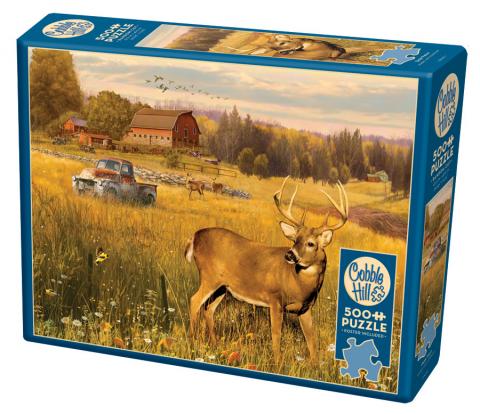 Cobble Hill Puzzle 500 Piece Deer Field