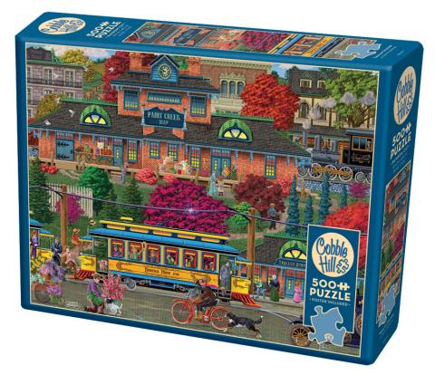 Cobble Hill Puzzle 500 Piece Trolley Station