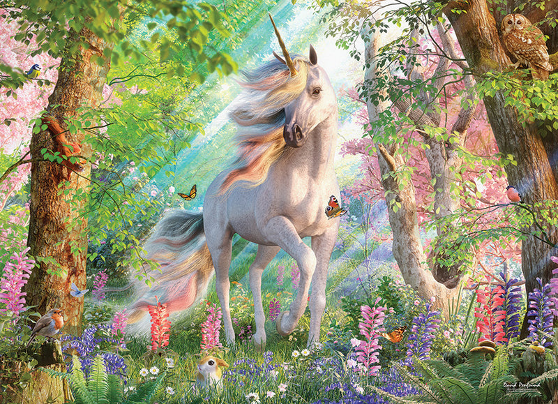 Cobble Hill Puzzle 500 Piece Unicorn in the Woods