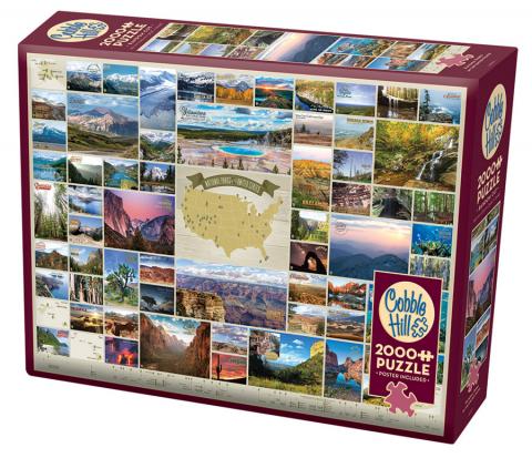 Cobble Hill Puzzle 2000 Piece National Parks of the United States