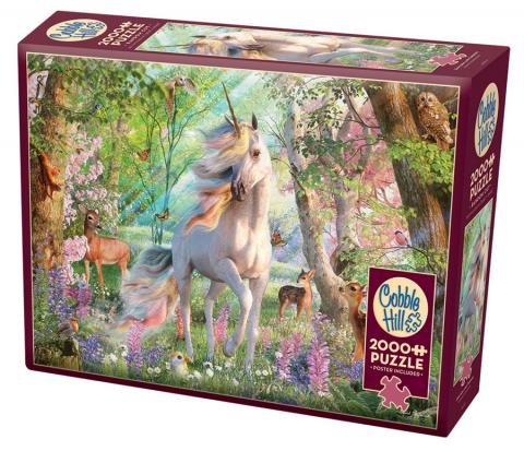 Cobble Hill Puzzle 2000 Piece Unicorn and Friends