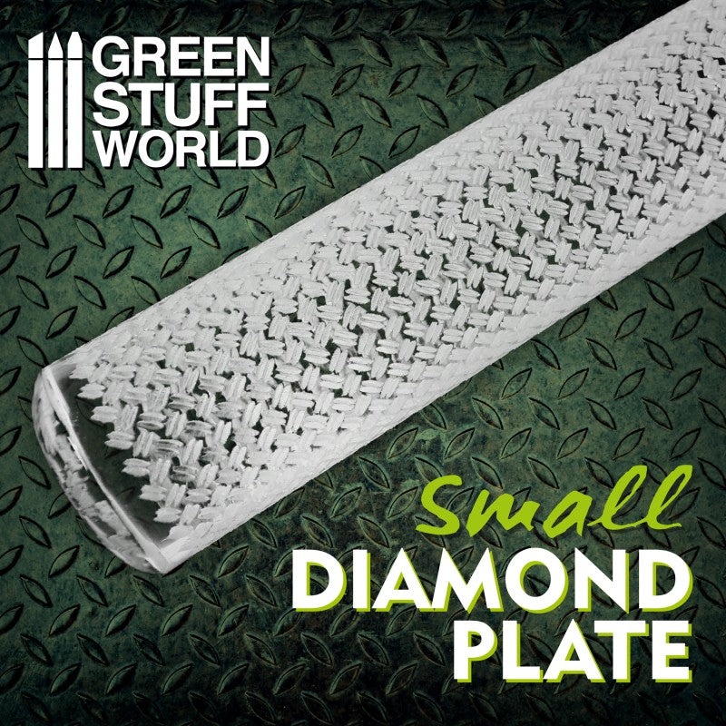 Clearance Green Stuff World Rolling Pin Small Diamond Plate