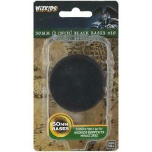 Wizkids Minis 73595 Black 50mm Round Base (10)
