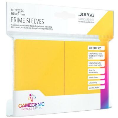Gamegenic Sleeves: Prime Yellow (100)