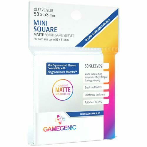 Card Sleeves Gamegenic Matte Mini Square Sized Sleeves 50ct