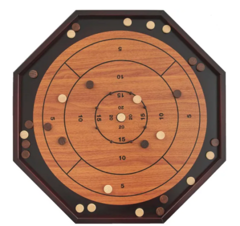 Crokinole Board 4-in-1 Everest