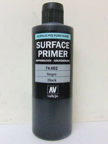 Vallejo Surface Primer 200ml Black