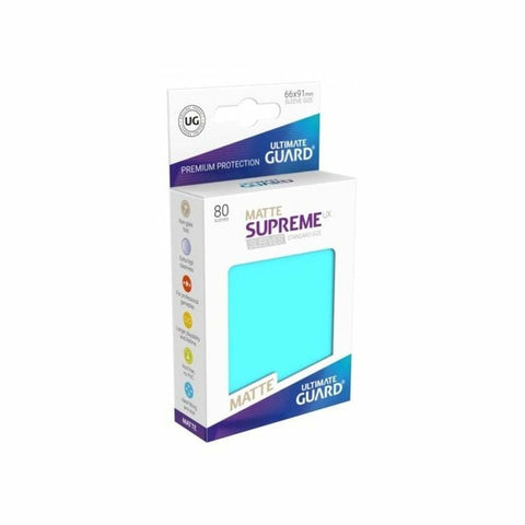 Ultimate Guard Sleeves: Supreme UX Matte Aquamarine (80)