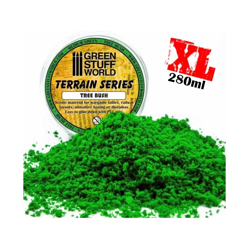 Green Stuff World Tree Bush Clump Foliage - Medium Green