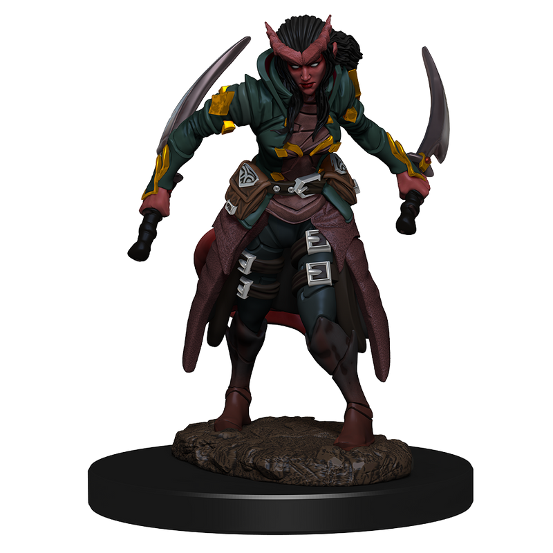 Wizkids D&D Miniature 93042 Tiefling Rogue Female Prepainted