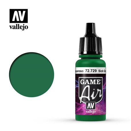 Vallejo Game Air 17ml Sick Green